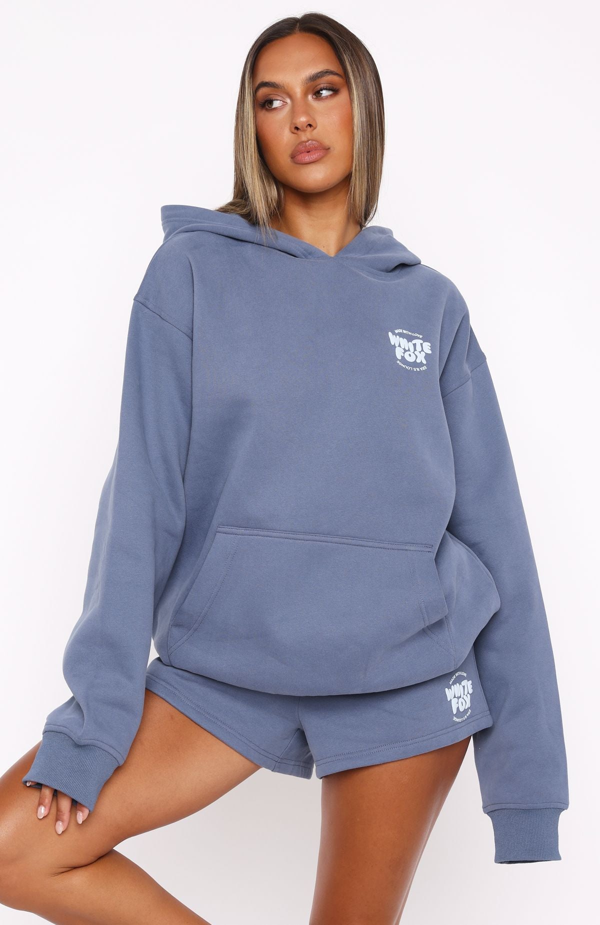 With Love For You Oversized Hoodie Ocean - Image 3