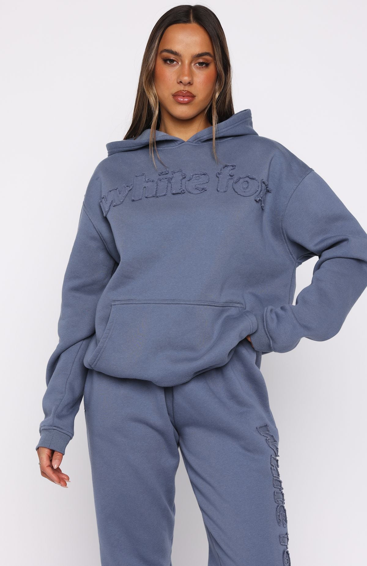 From The Archives Lexi Oversized Hoodie Ocean - Image 2