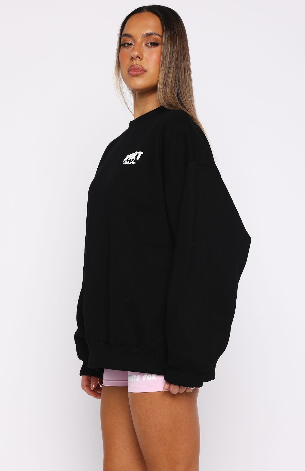 Club 14 Peyton Oversized Sweater Black - Image 3