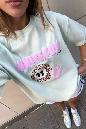 11th Street Concrete Jungle Oversized Tee Iced Matcha