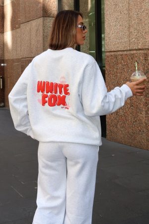 11th Street Sweet Kisses Oversized Sweater Cherry Glaze