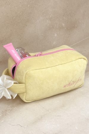 Lillian Cosmetic Bag Lemon