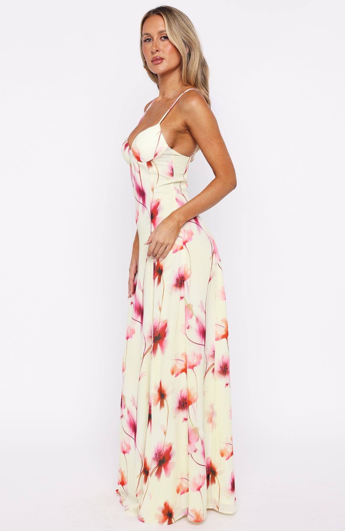 A Day In Nice Maxi Dress Butter Floral - Image 3