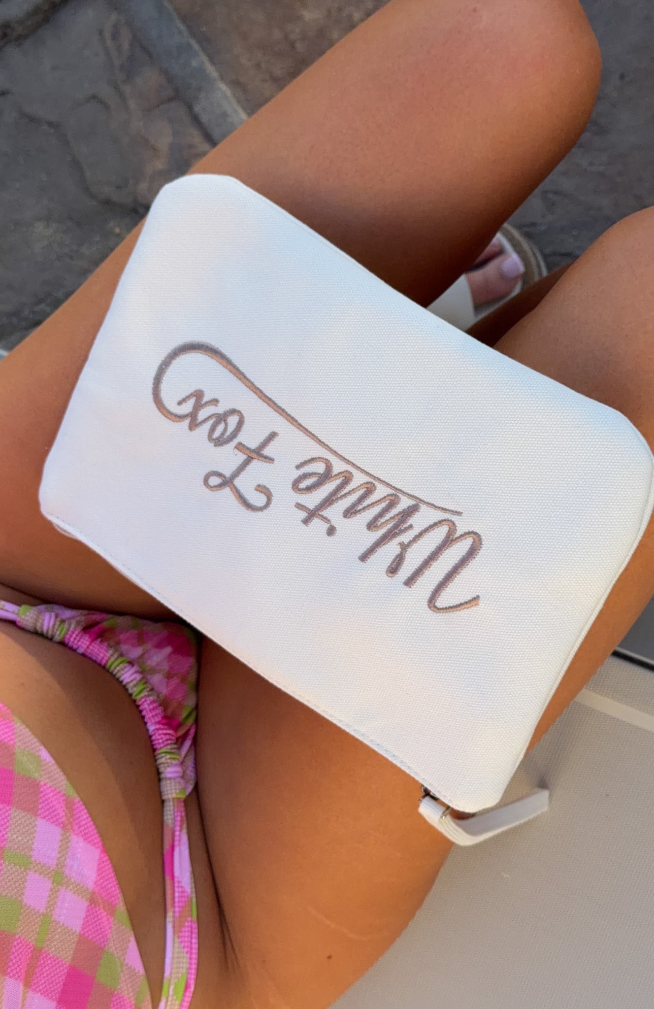 Addyson Beach Pouch Cream - Image 3