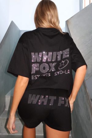 Always Shining Oversized Tee Black