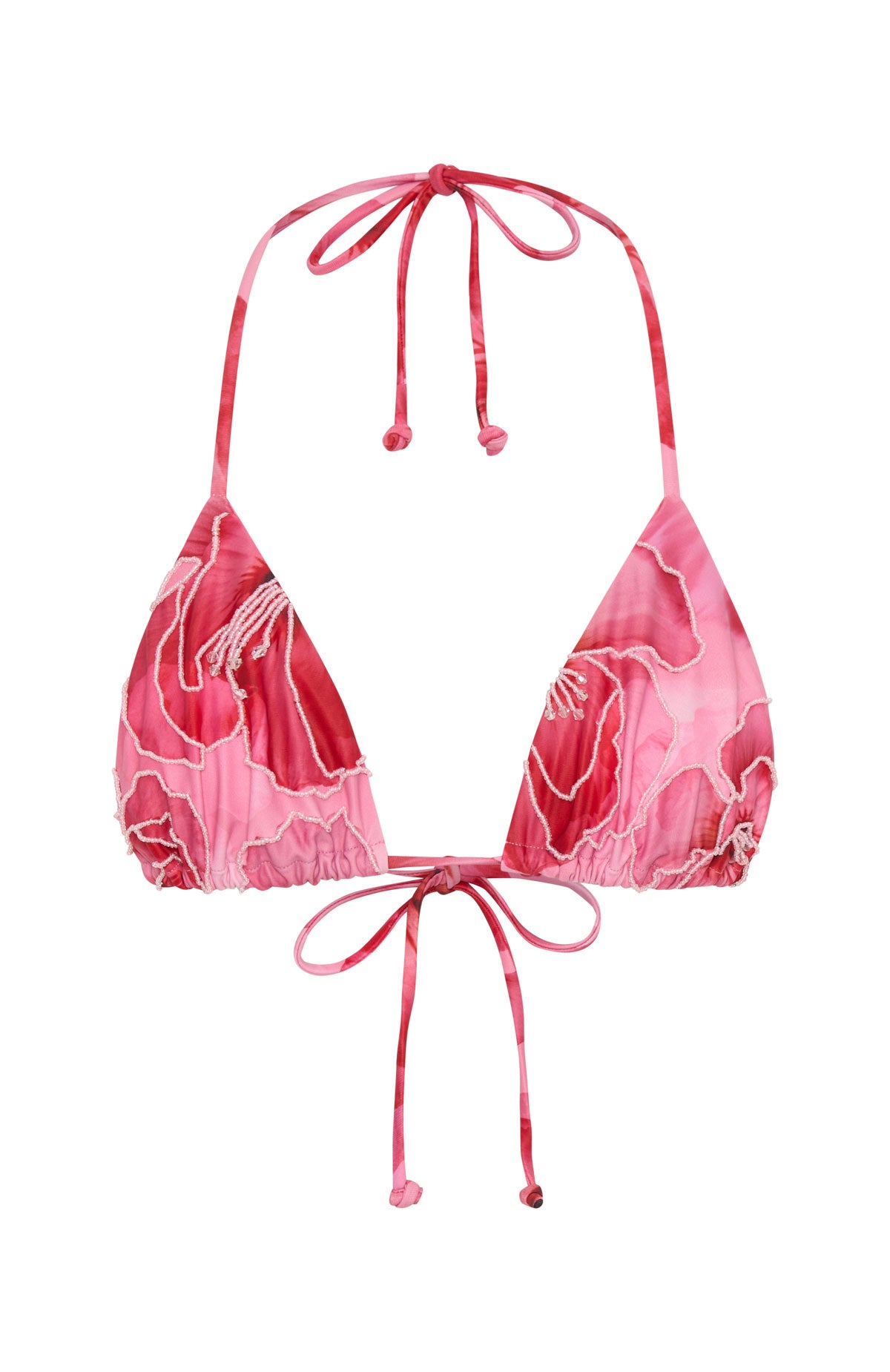 Baia Coast Beaded Bikini Top Sugar Rose - Image 7