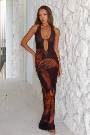 Bets Are Off Maxi Dress Chai Lily