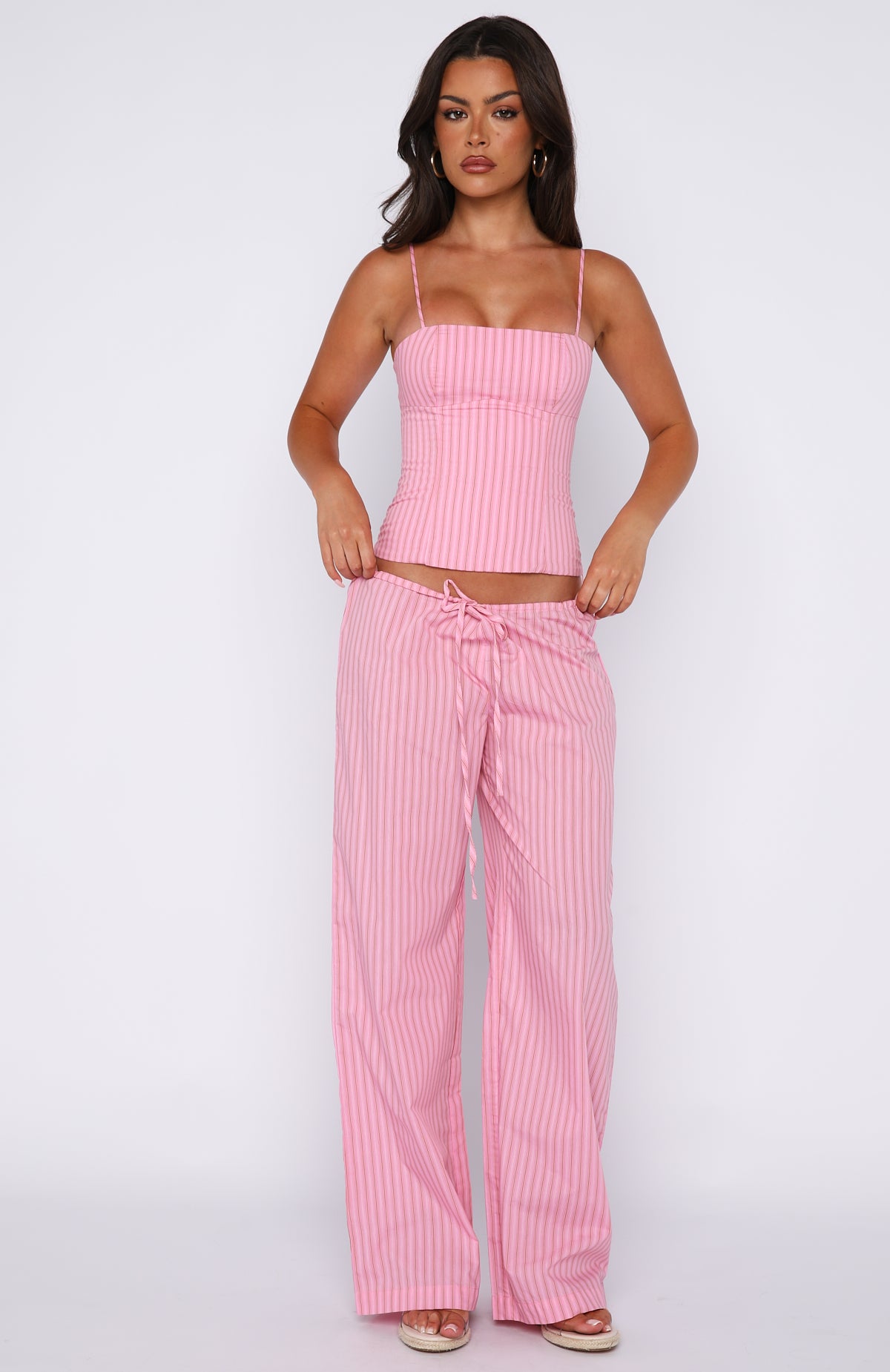 Born To Glow Bustier Pink Stripe - Image 5