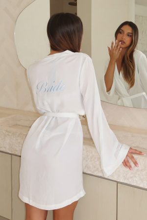 Bridal Party Robe White