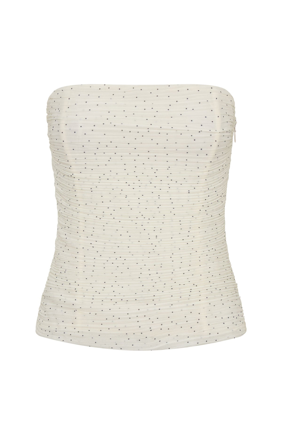Camp Crush Strapless Bustier Cream/Black Polka Dot - Image 6