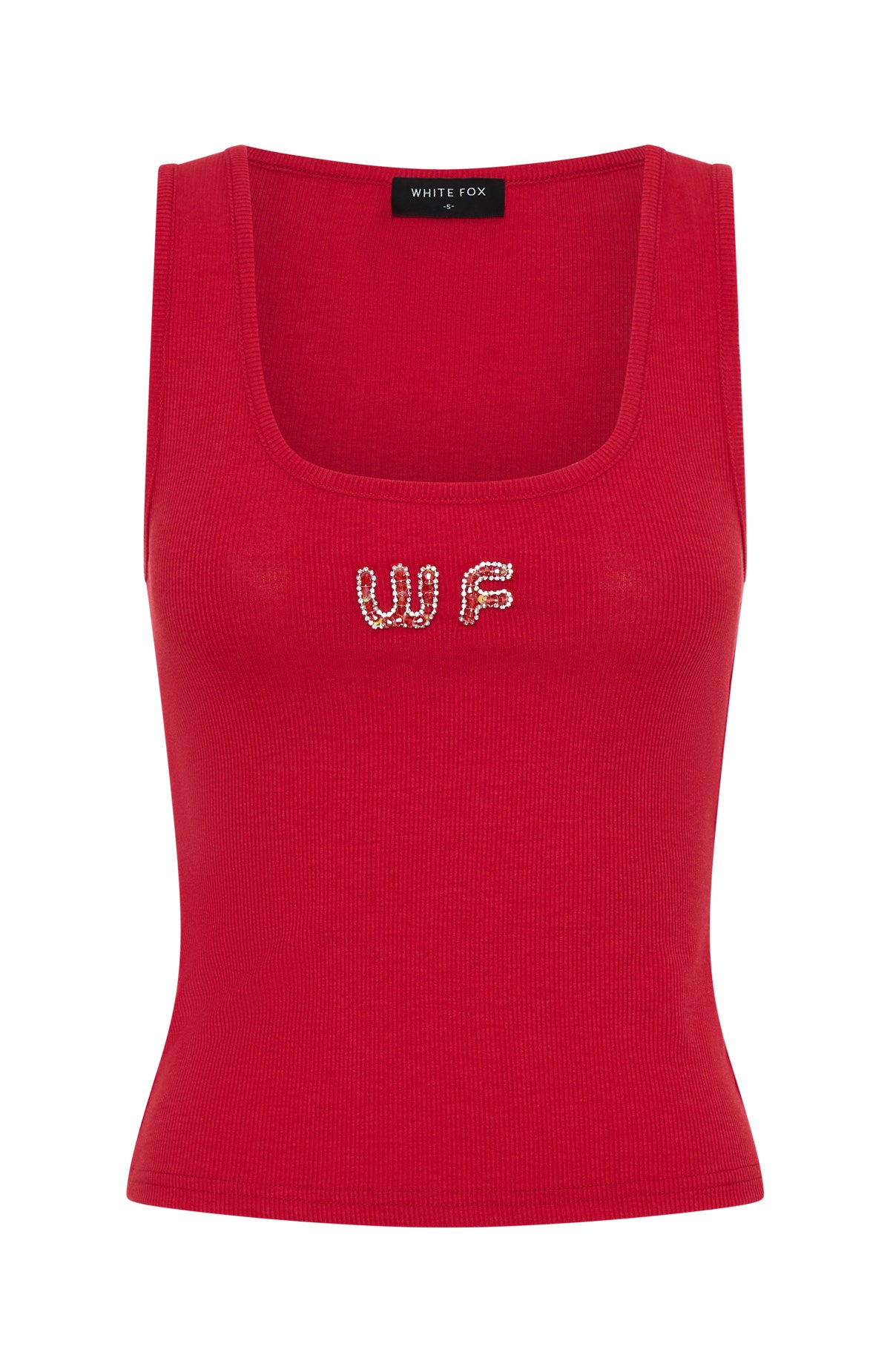 Catch Me Later Rib Tank Red - Image 6