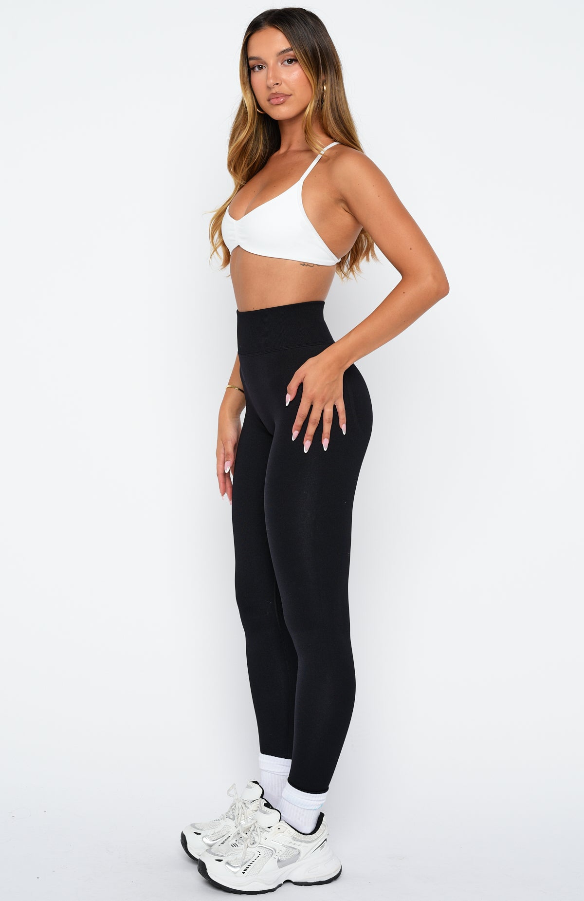 Charge Seamless Leggings Black - Image 4