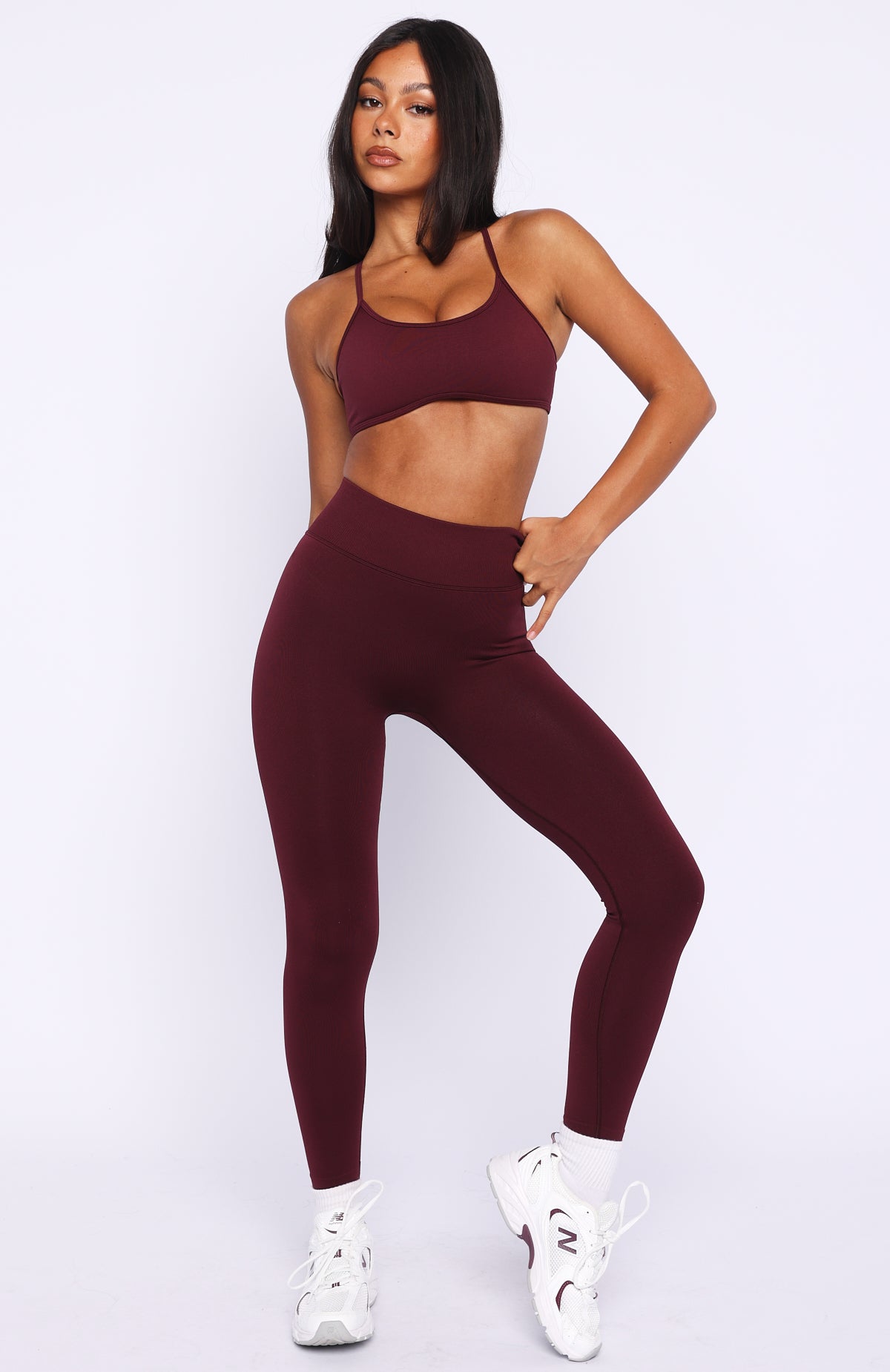 Fuel Seamless Sports Bra Merlot - Image 6