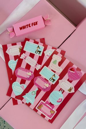 Christmas Gift Sticker 24 Pack Mixed