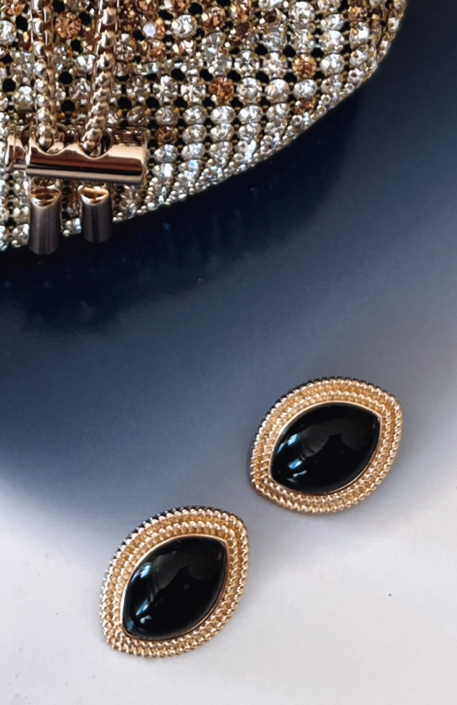 Clarke Earrings Gold - Image 2