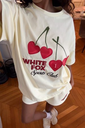 Club 14 Izzy Oversized Tee Lemon