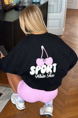 Club 14 Peyton Oversized Sweater Black