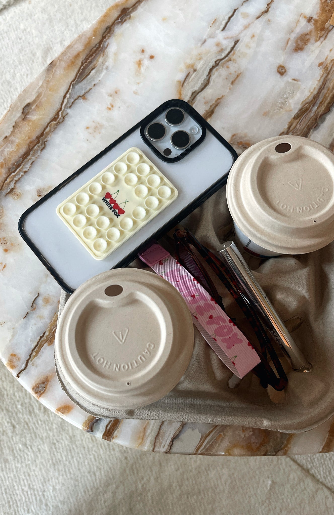 Club 14 Taylah Phone Grip Lemon - Image 3