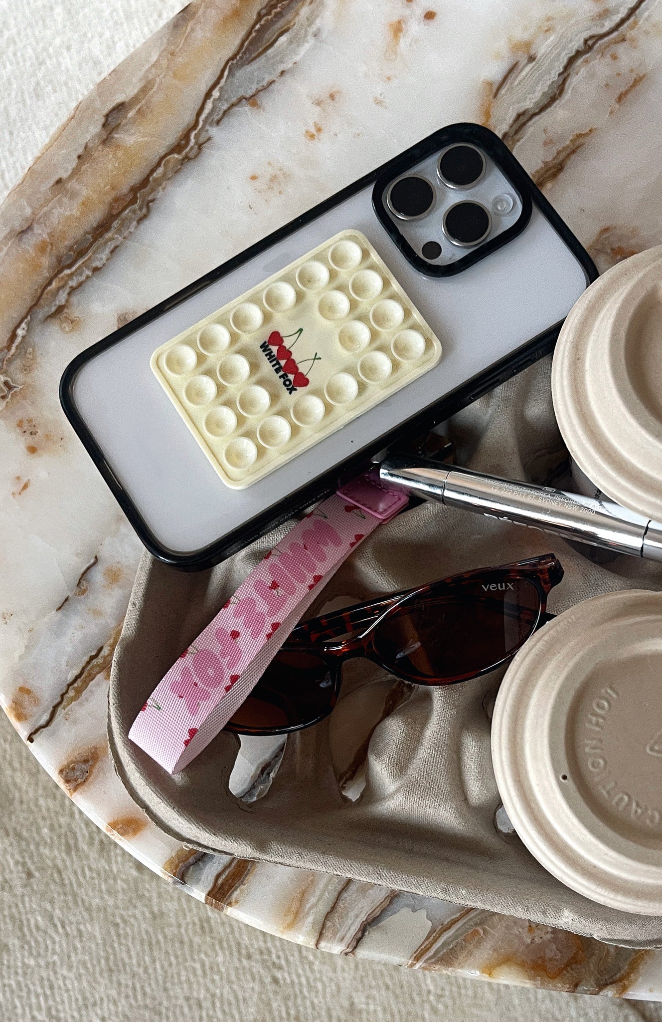 Club 14 Taylah Phone Grip Lemon - Image 5