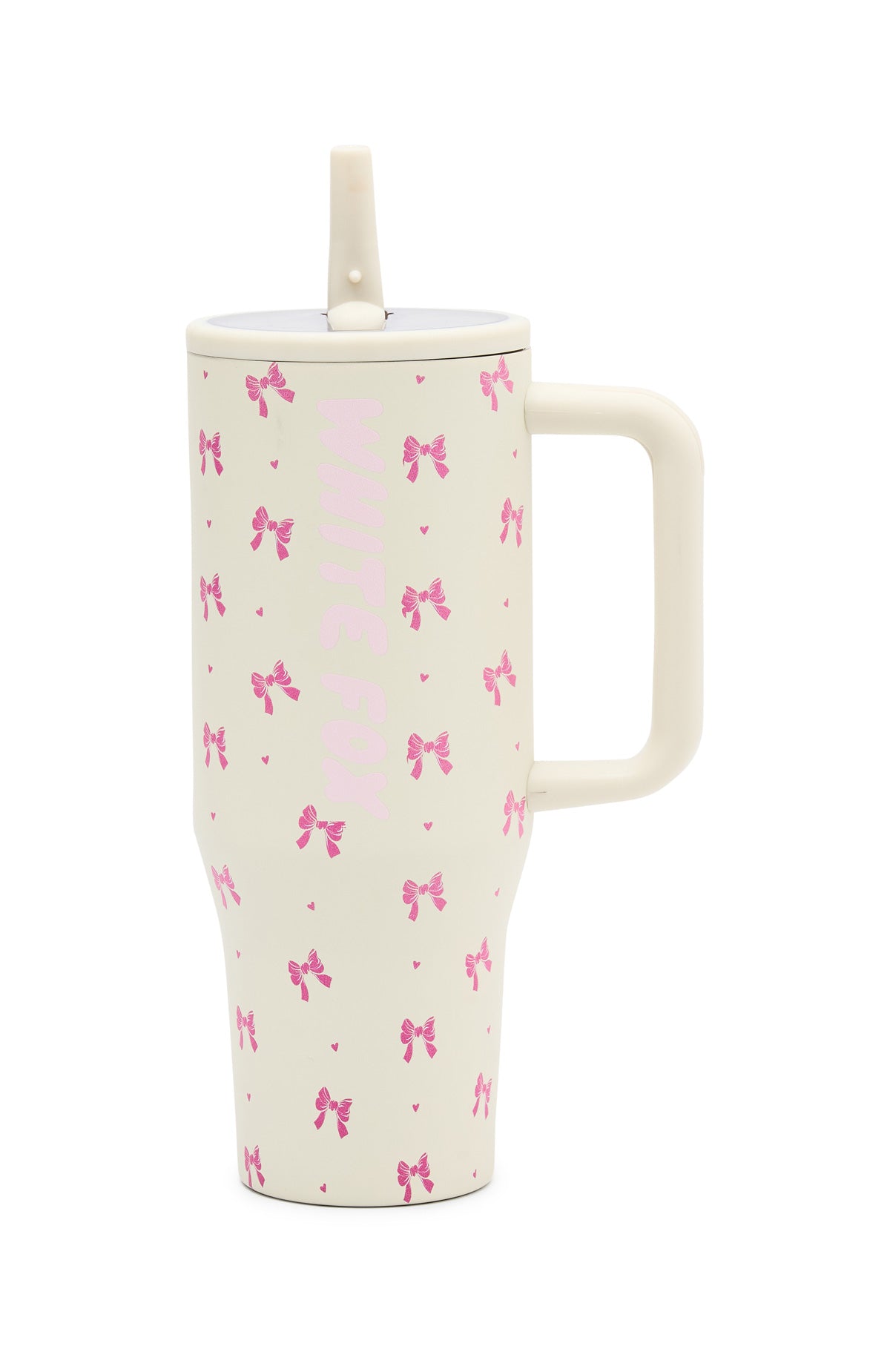 Colson Drink Bottle 1.2 Litre Cream Bows - Image 2