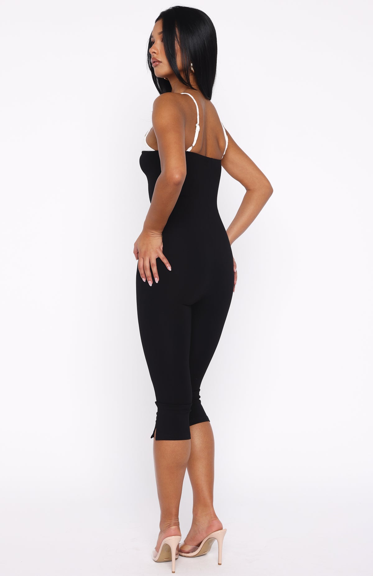 Come Back For Me Capri Jumpsuit Black - Image 5