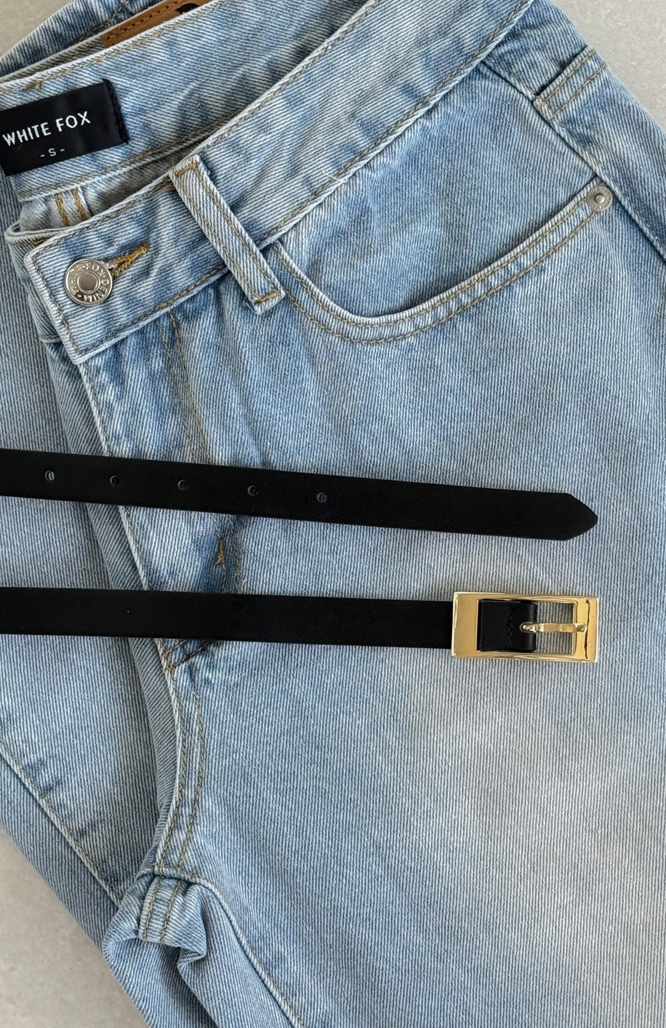 Corbett Belt Black/Gold - Image 2