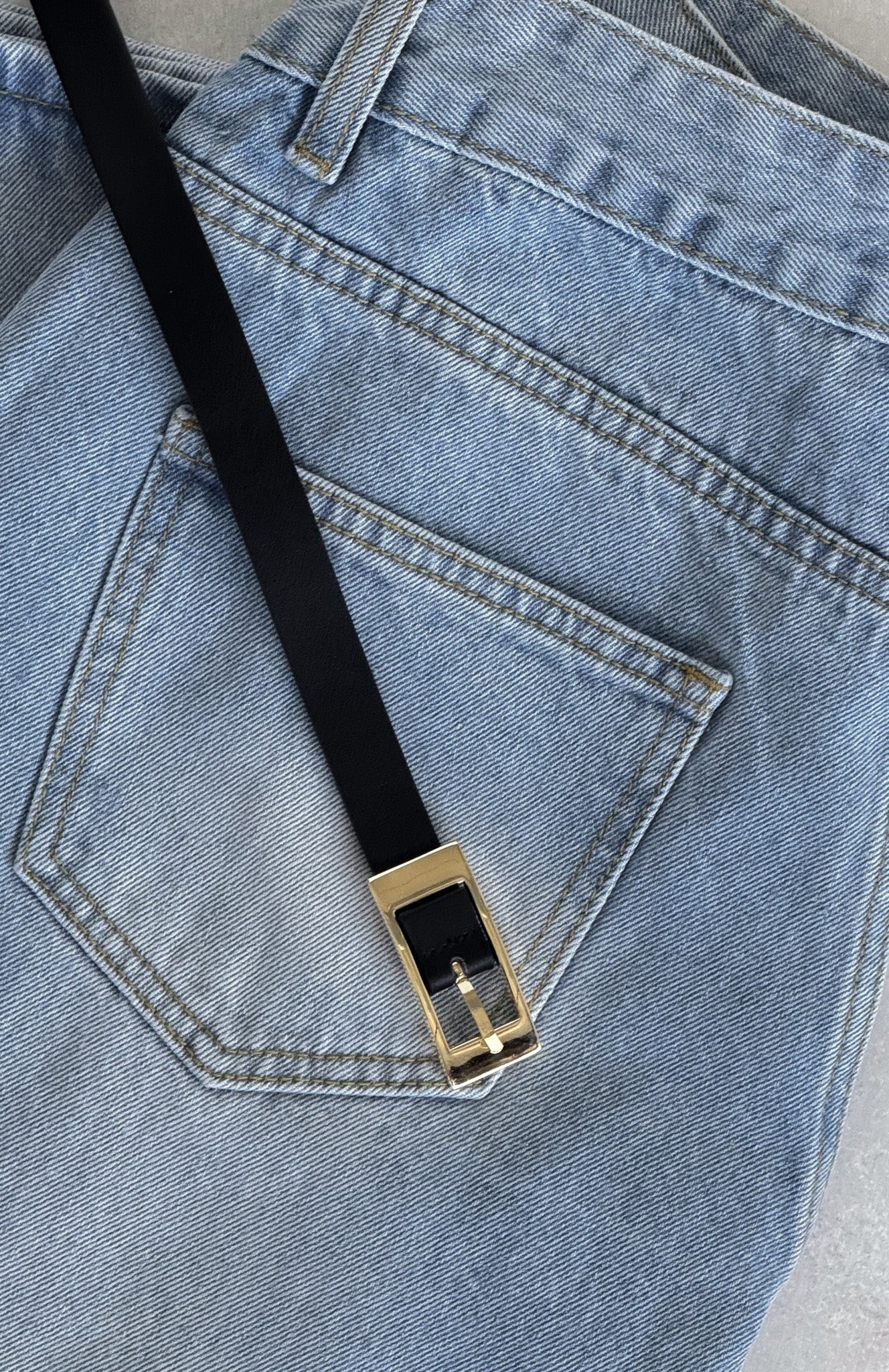 Corbett Belt Black/Gold - Image 3