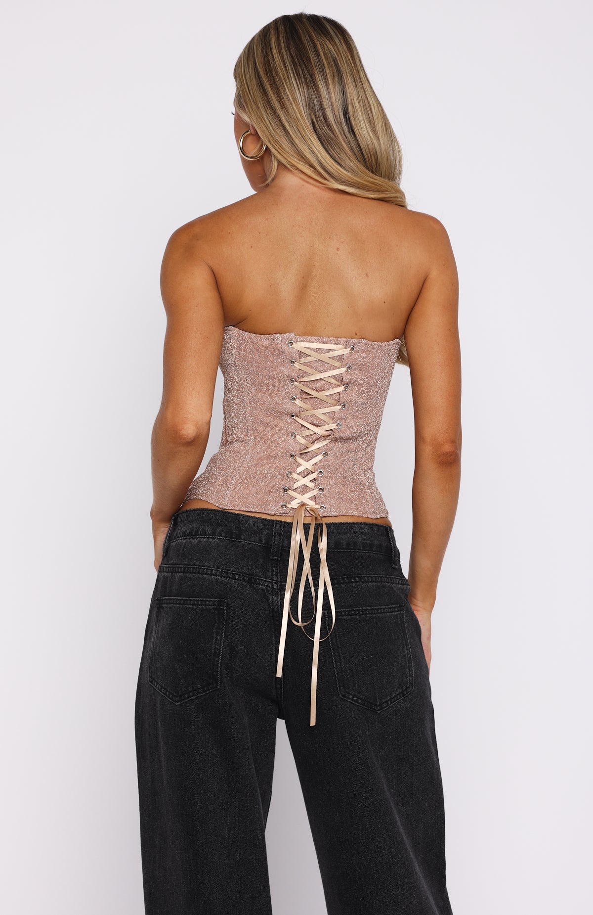 Cosmopolitan Strapless Bustier Champagne - Image 5