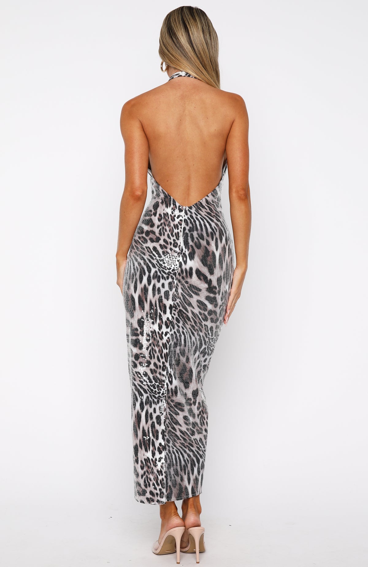 Dancing In The Dark Sequin Maxi Dress Savage Allure - Image 5