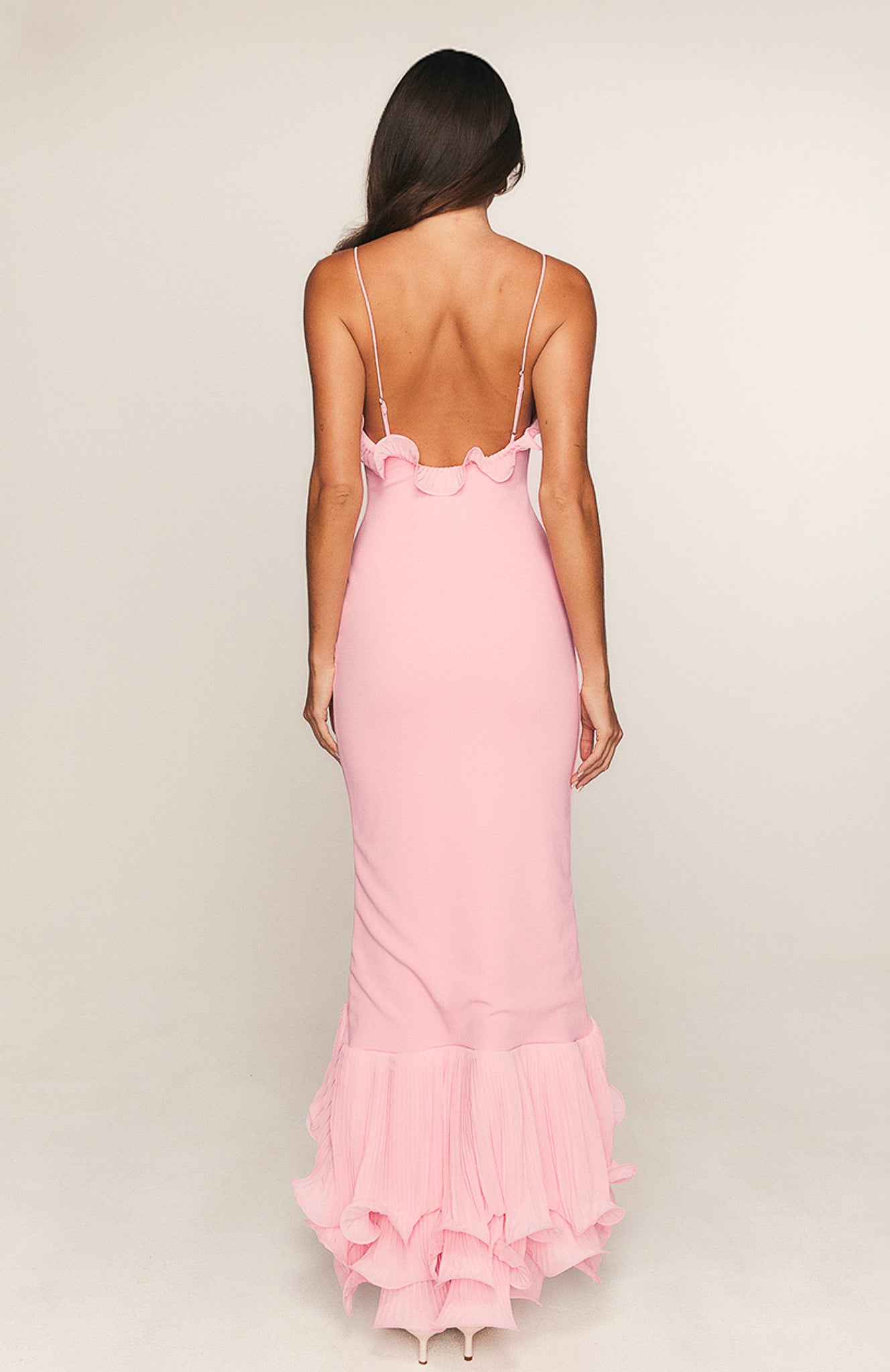 Dancing Petals Maxi Dress Pink - Image 2
