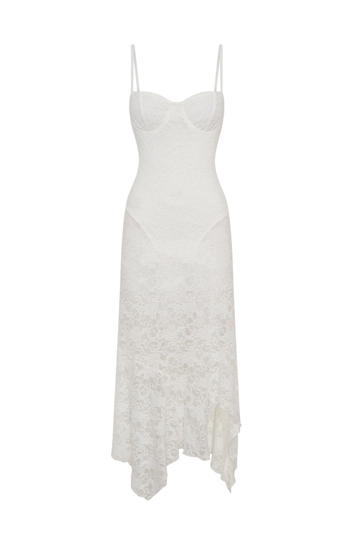 Darling Girl Midi Dress White - Image 7