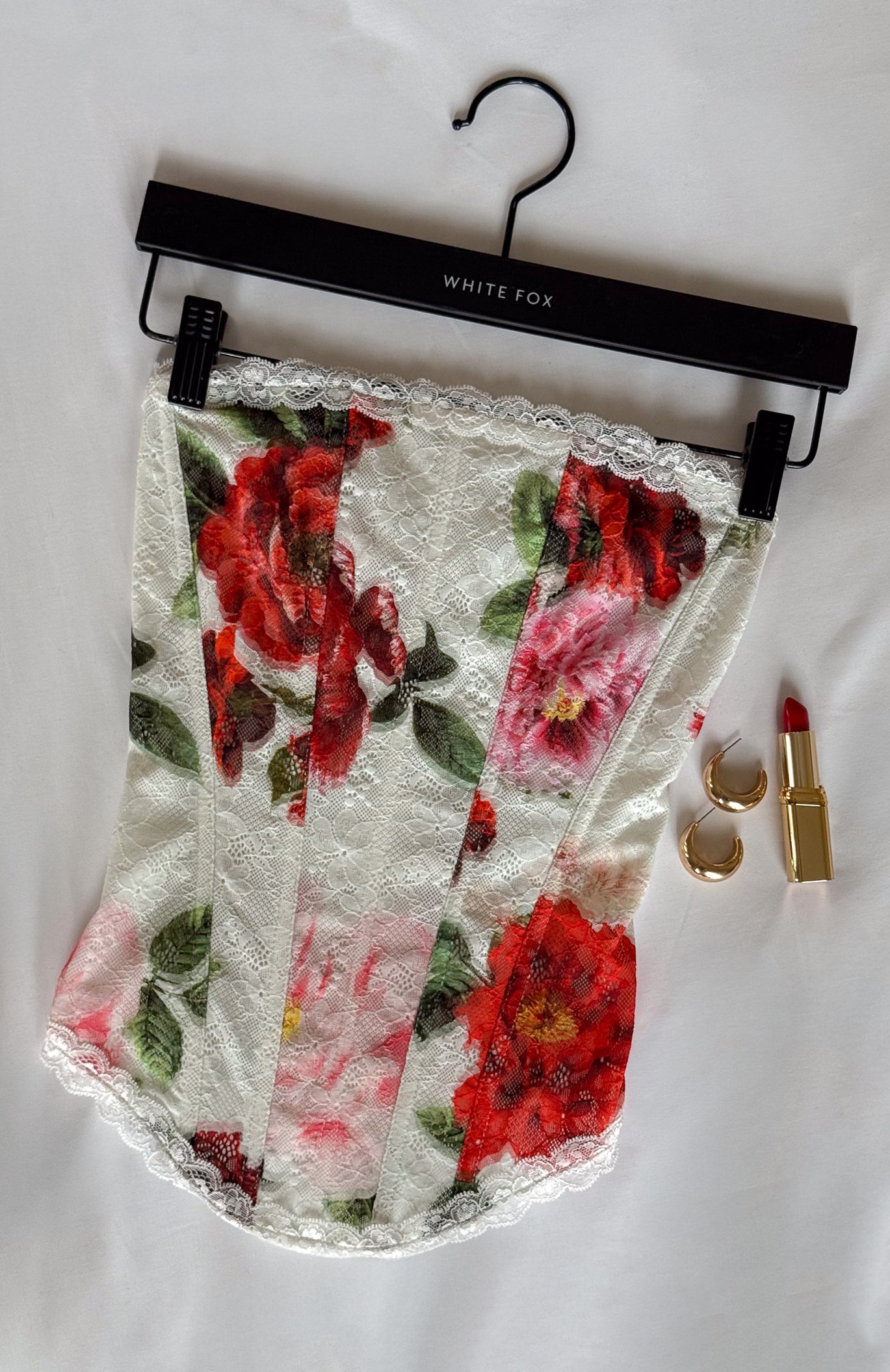 Darling Heart Strapless Bustier Heirloom Bloom - Image 6