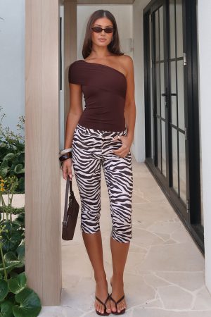 Day For It Capri Pants Zebra