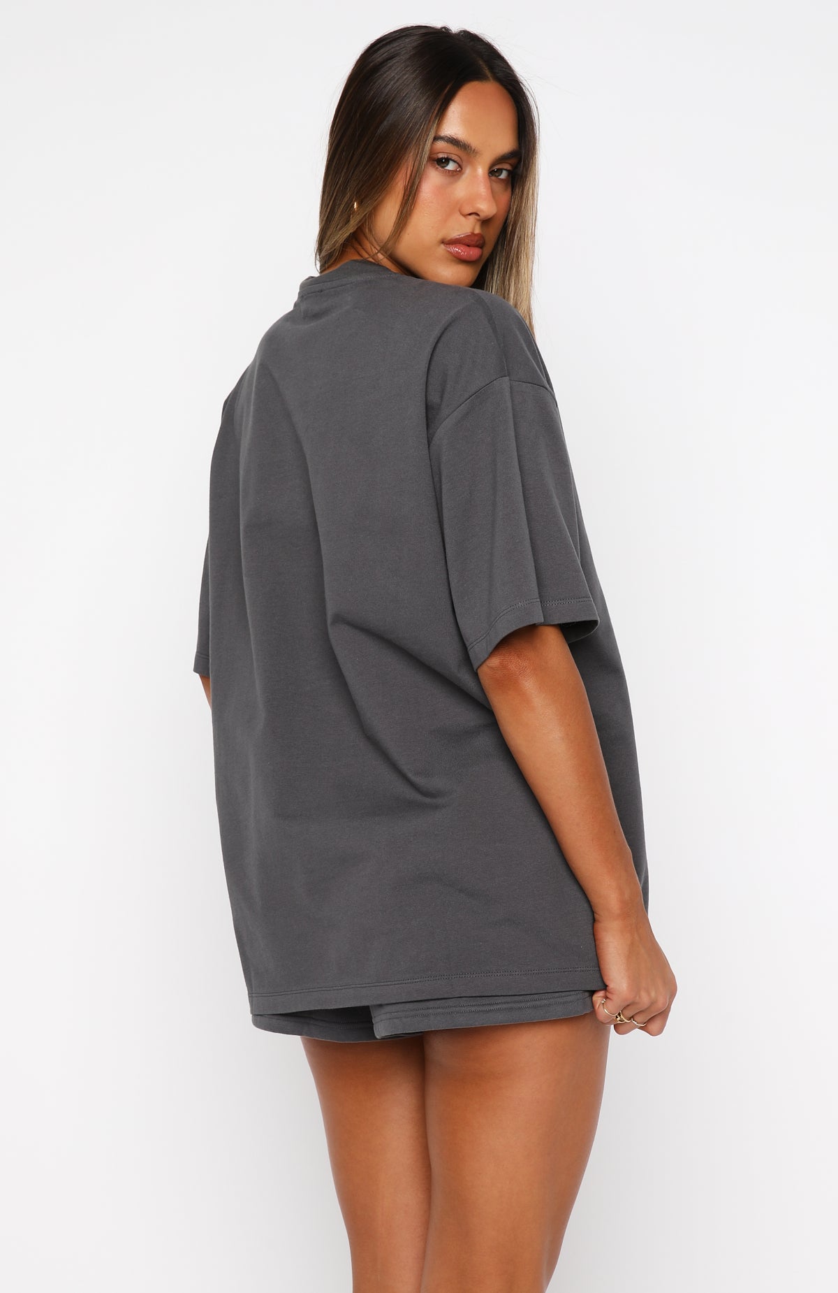 Daydreamers Madeline Oversized Tee Volcanic - Image 4