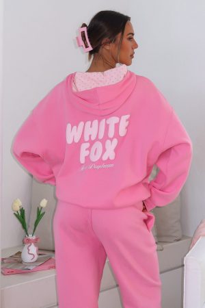 Daydreamers Nadia Oversized Hoodie Bubblegum