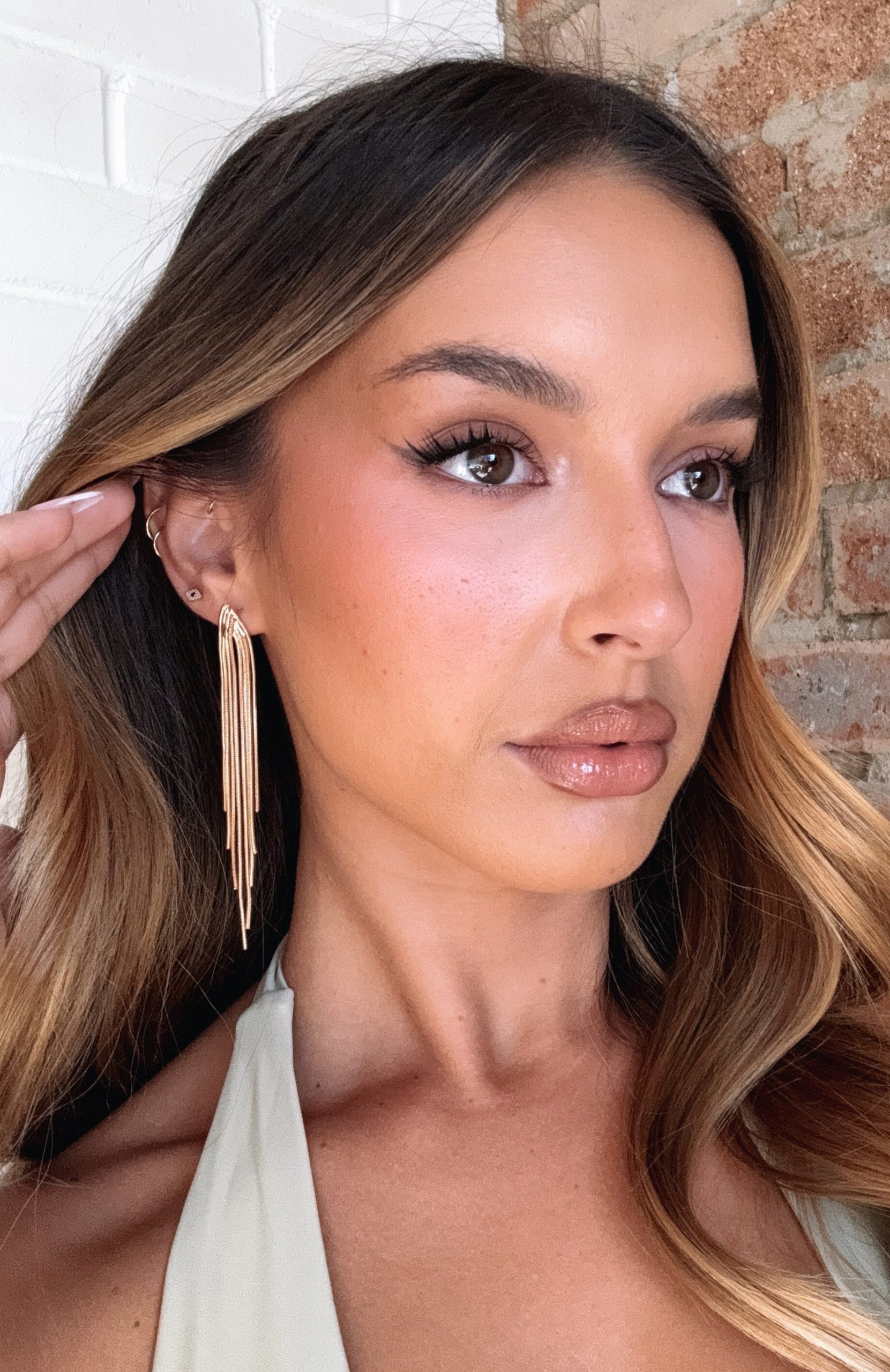 Destan Earrings Gold - Image 2