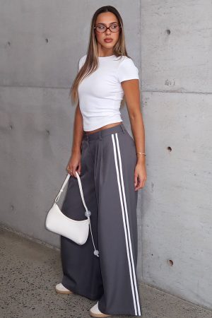 Don't Believe It Pants Charcoal