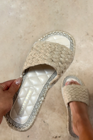 Elijah Sandals Natural Woven