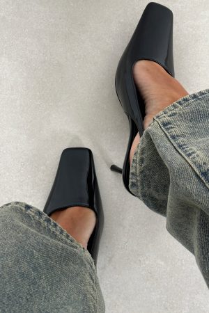 Ella Heels Black Patent