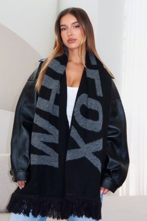 Falsetto Scarf Black