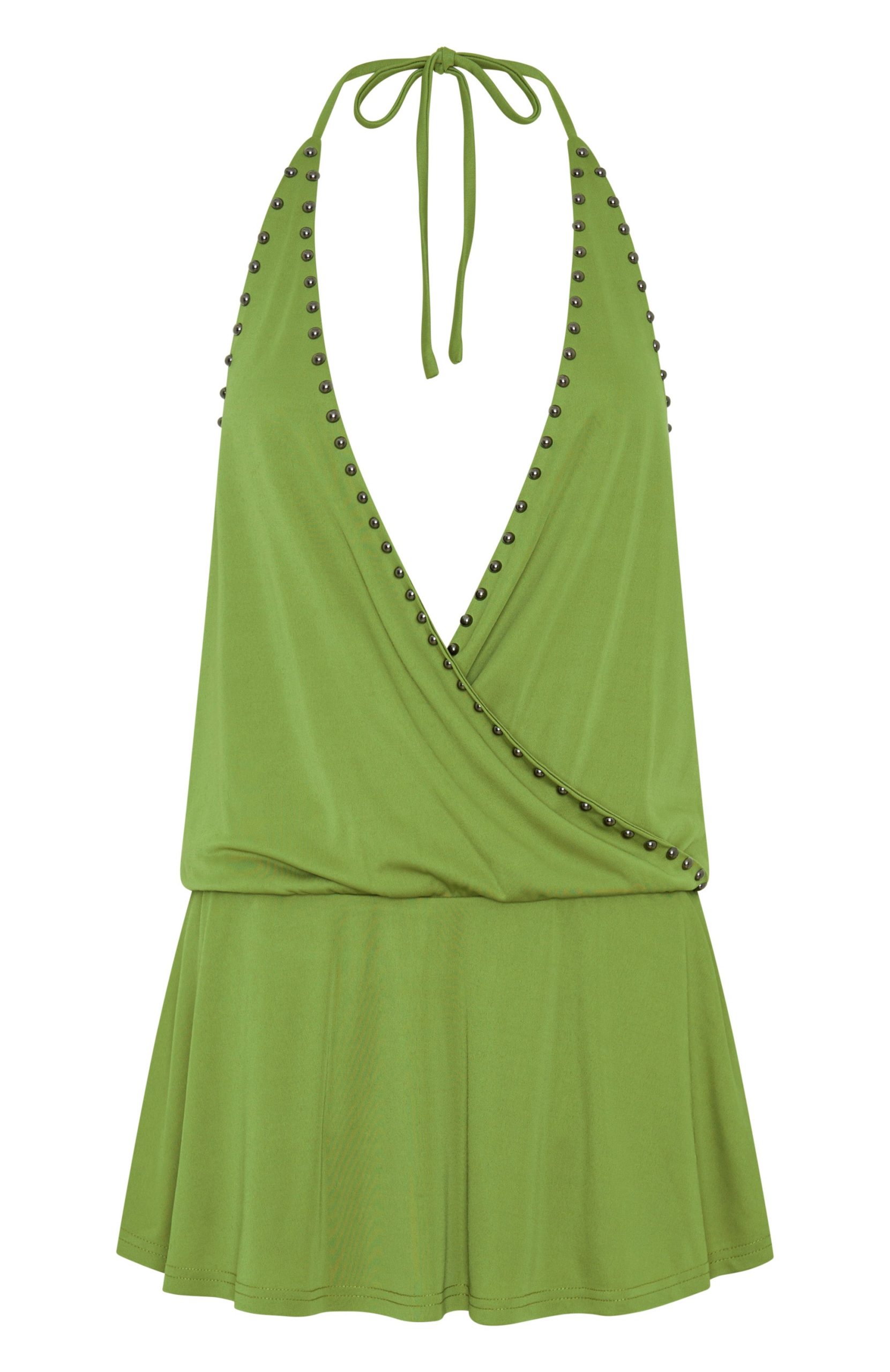 Favourite Moment Mini Dress Olive - Image 7
