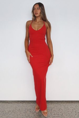 Fever Dream Maxi Dress Red