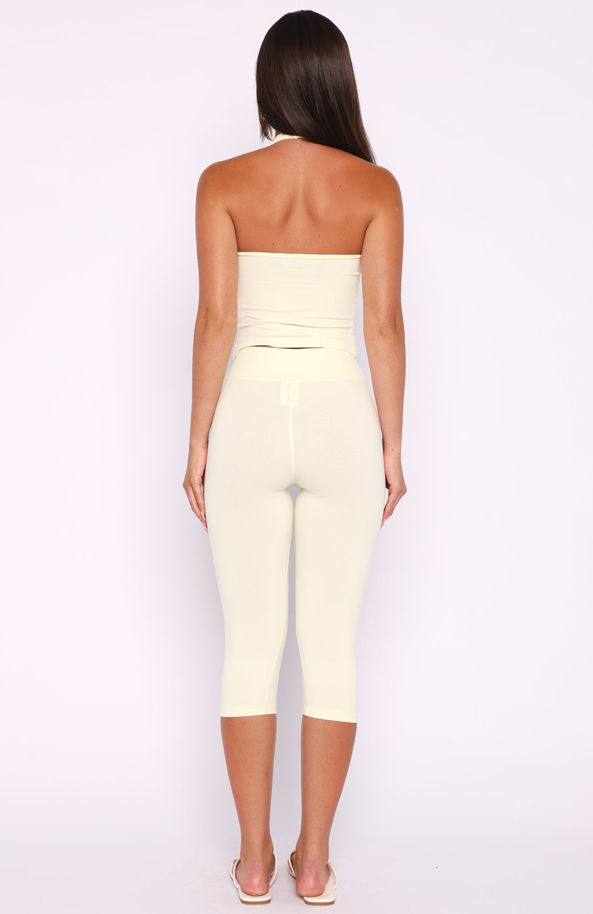 Focus On The Good Capri Pants Lemon - Image 4