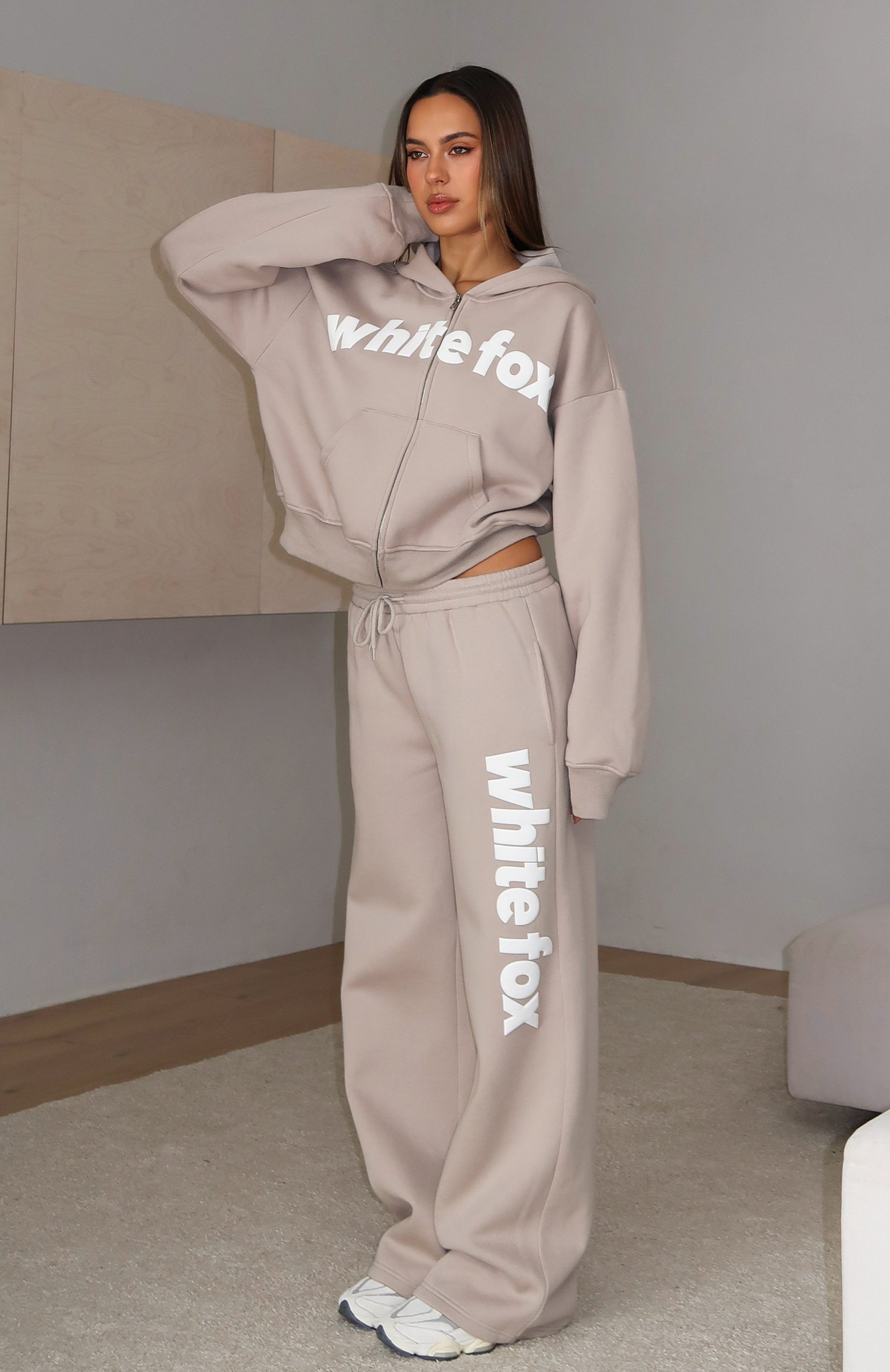 From The Archives Kenzie Wide Leg Sweatpants Moon