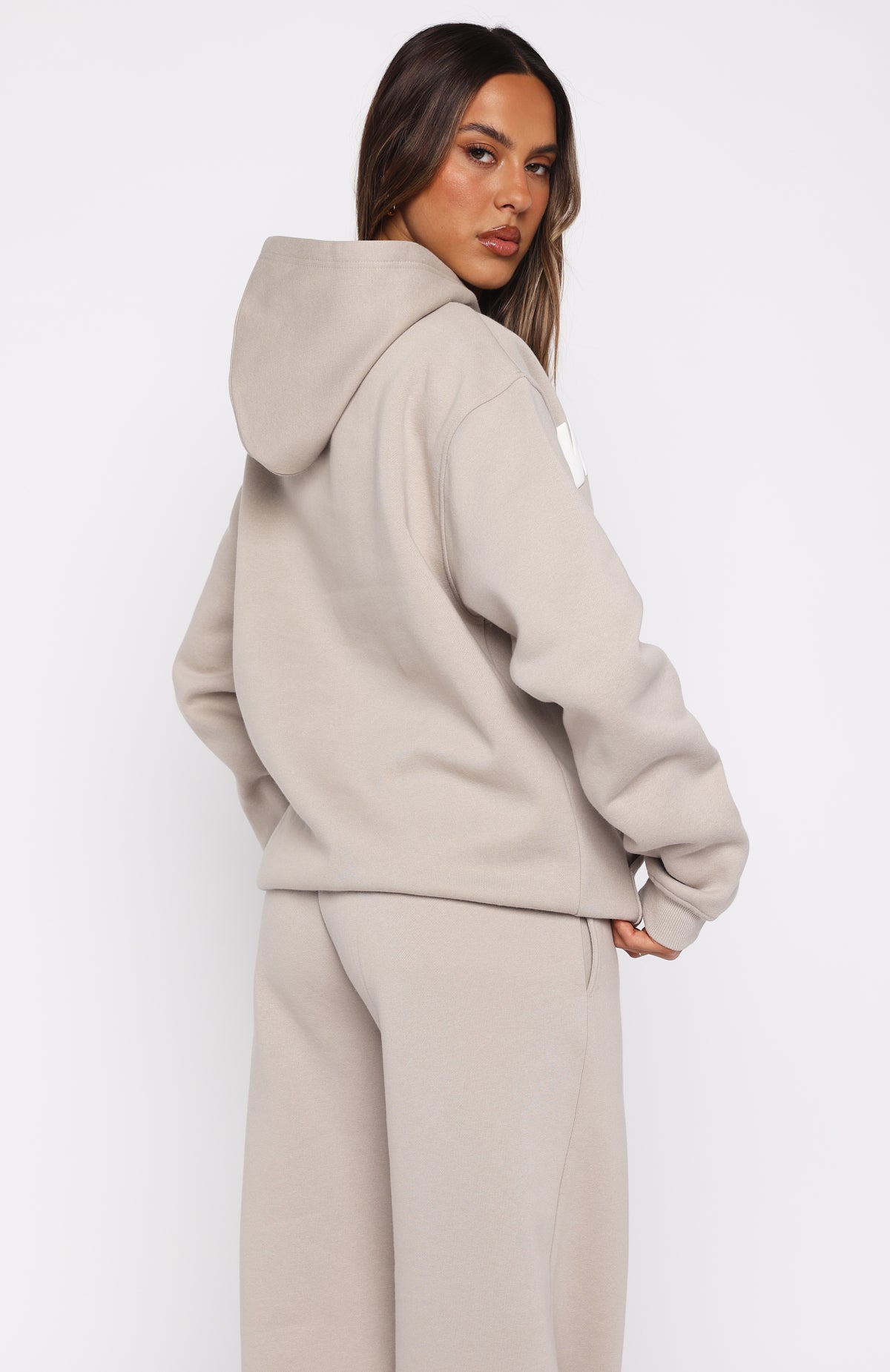 From The Archives Kenzie Oversized Hoodie Moon - Image 4