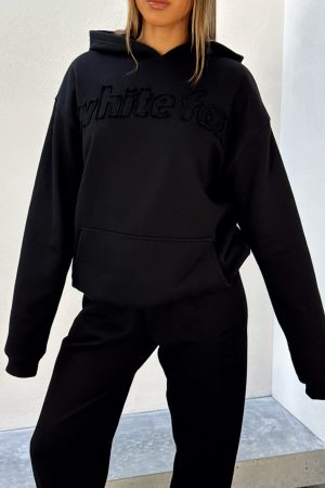 From The Archives Lexi Oversized Hoodie Black