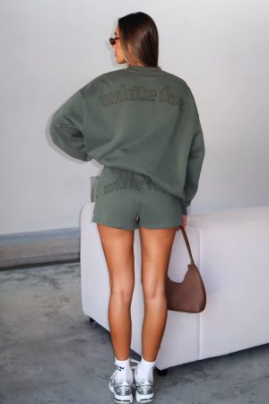 From The Archives Lexi Lounge Shorts Khaki