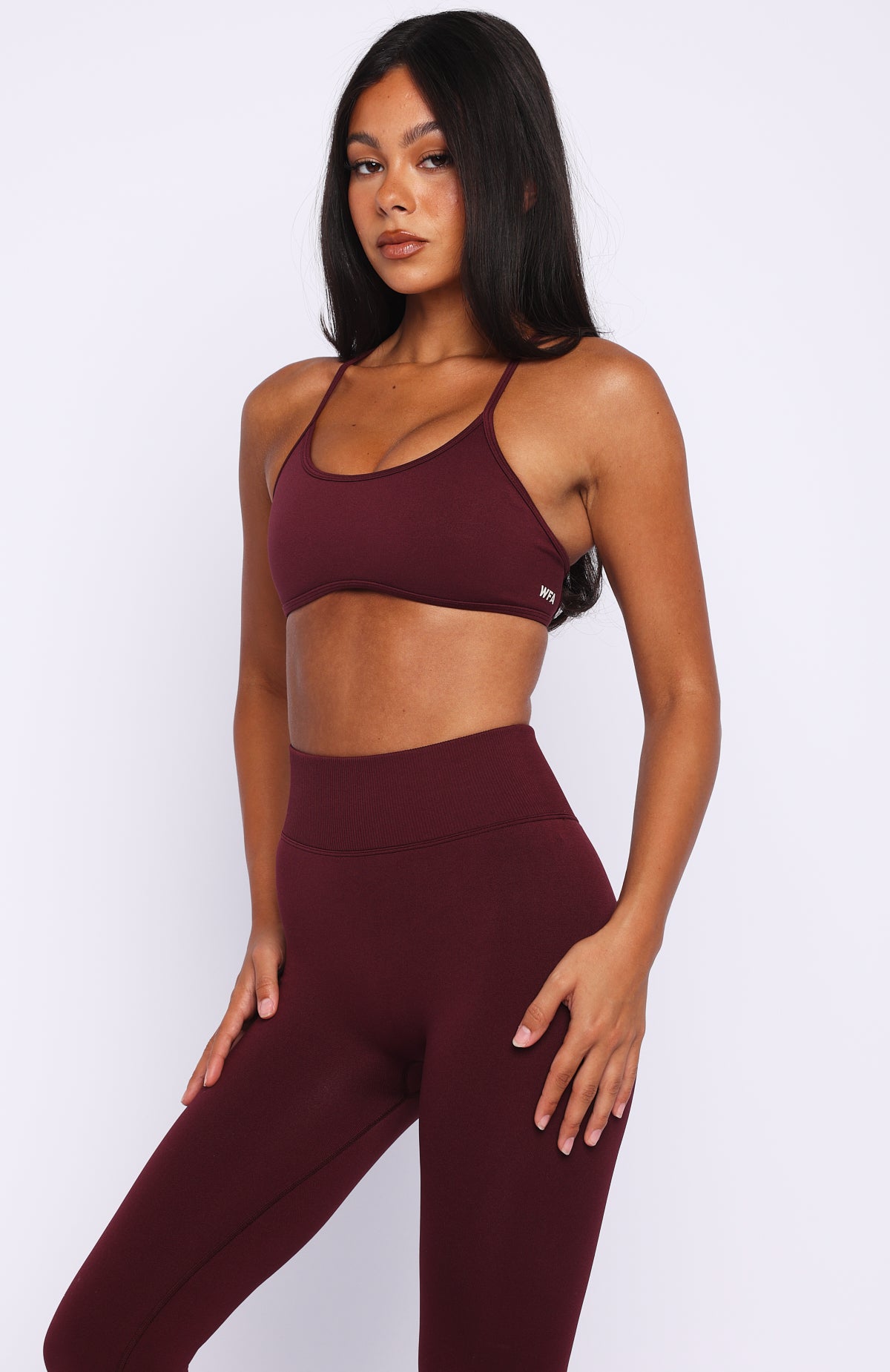 Fuel Seamless Sports Bra Merlot - Image 4