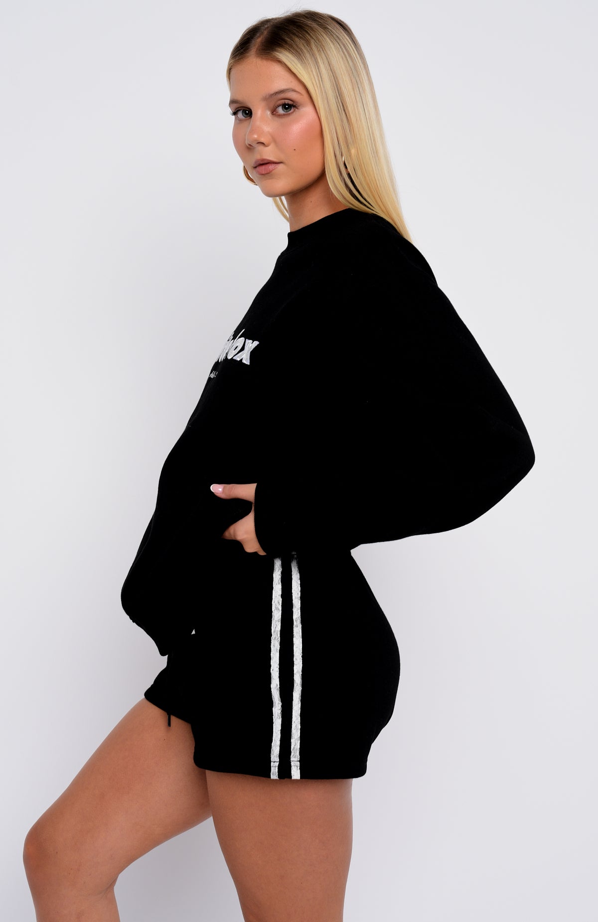 Gave You Everything Oversized Sweater Black - Image 3