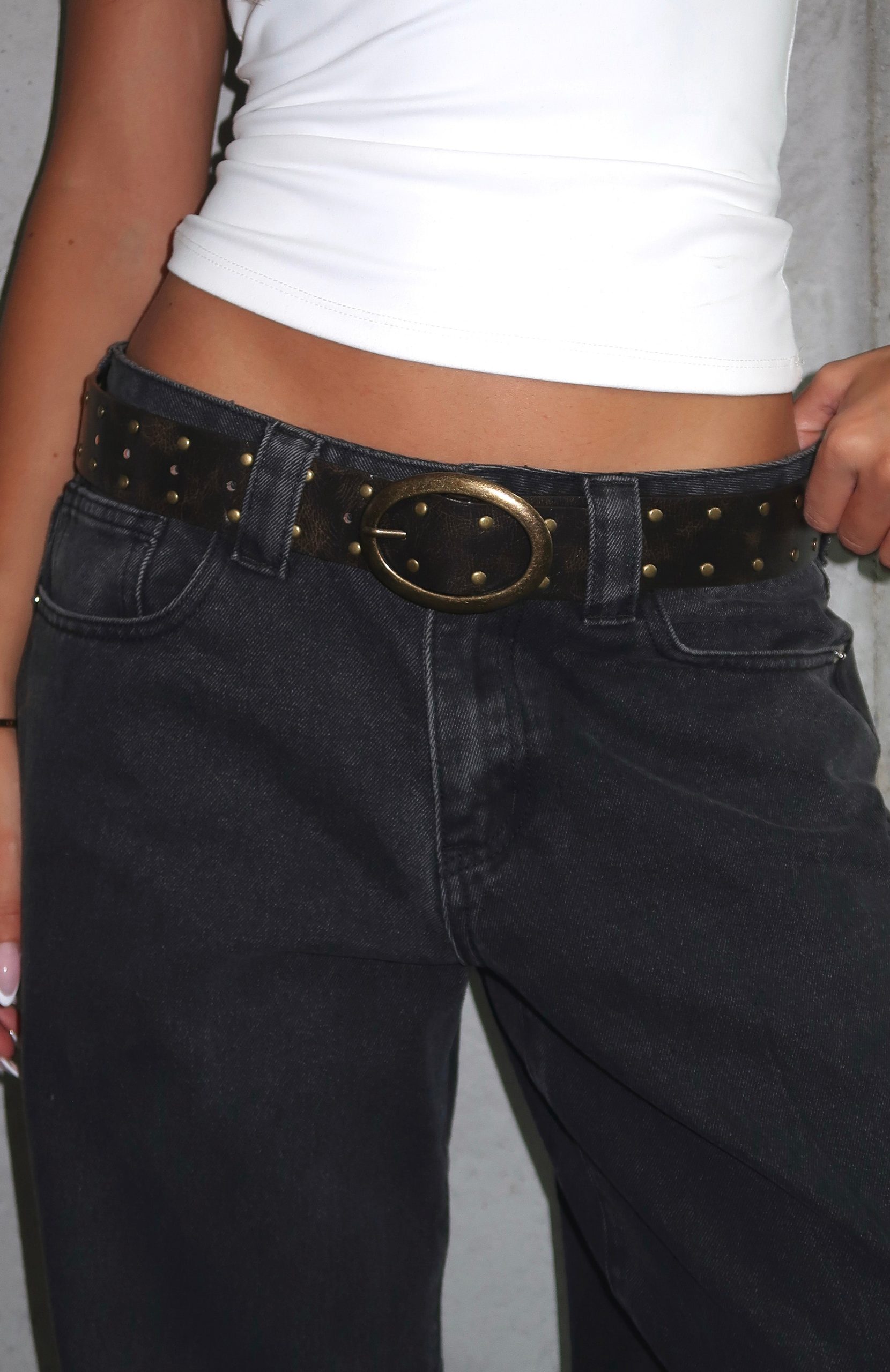 Gelina Belt Vintage Gold/Black